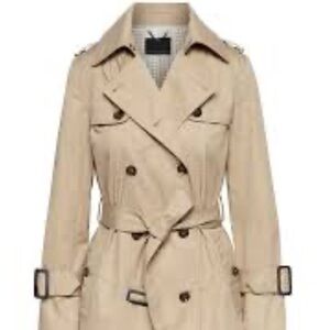 BANANA REPUBLIC Women's Classic Tan Trench Coat. SZ M